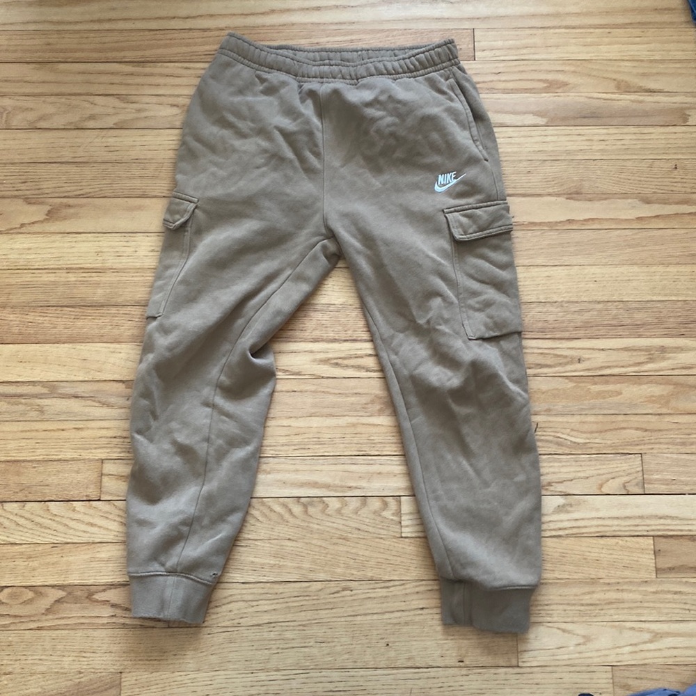 Tan Nike Cargo Sweatpants